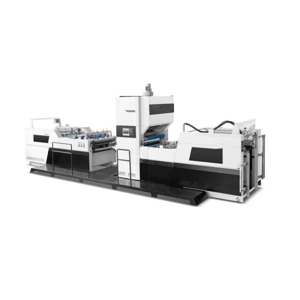 Buy cheap Max Sheet Size 1250mm Automatic Flute Laminator Machine 3 Ply Film from wholesalers