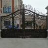 Buy cheap Main Wrought Iron Gate Designs Metal Iron Gates Luxury Double Door Metal Entrance Villa Garden Yard from wholesalers