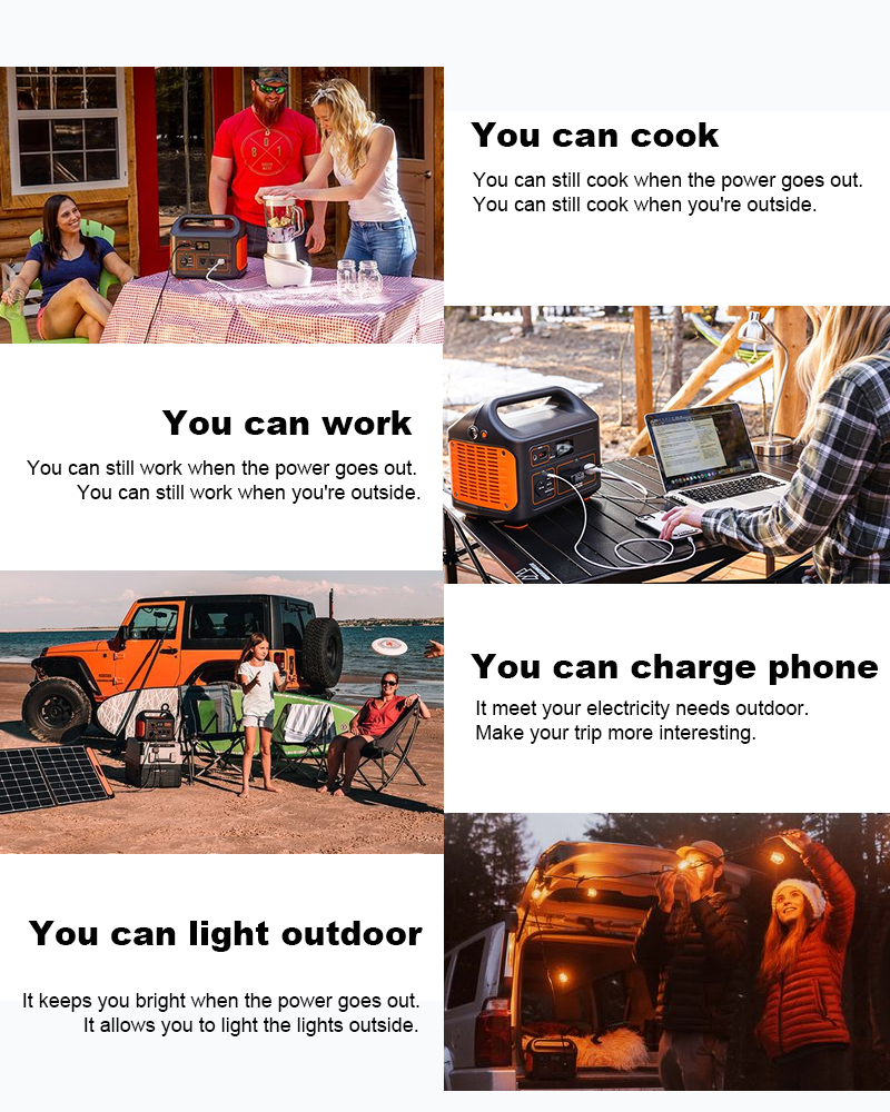 Mobile LifePO4 Rechargeable Power Station , Multipurpose 1000 Watt Power Bank