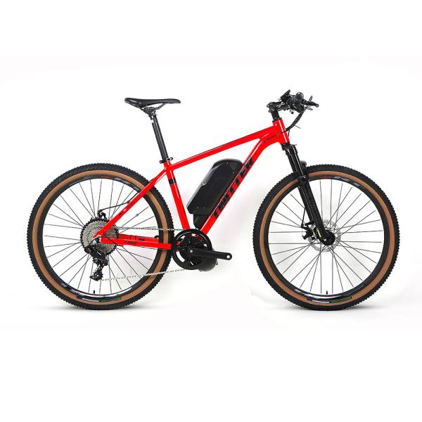 Buy cheap Single Speed Alloy Frame Mountain Bike 48V Lithium Battery Electric 750W Mid Motor from wholesalers