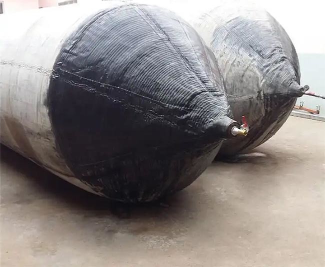 Wear Resistant Natural Rubber Inflatable Marine Airbag For Ship Launching