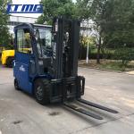 LTMG electric forklift 3ton 2.5ton 2ton 1ton cabin yellow solid tires side shift