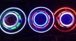 Jeep Wrangler HeadLights LED 7" HeadLamp Head Lights 7" COB angel eye headlight