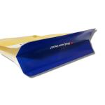 White Kraft Paper Flat Bottom Zipper Pouch for Pancake Flour Support Freezer -18