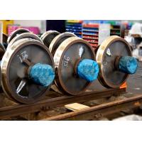 Buy cheap 10t 600mm gauge tramcar stainless hardness steel cast steel wheel product