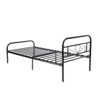 Buy cheap Sturdy Cast Iron Black Metal Platform Bed Vintage Headboard For Bedroom product