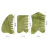 Buy cheap Customized Personal Care Acupoint Jade Massaging Comb For Blood Circulation from wholesalers