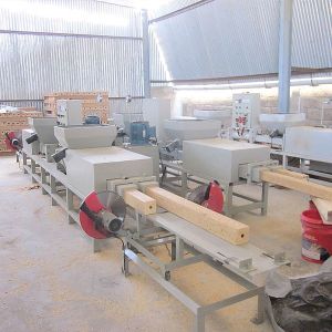 Buy cheap Automatic Hot Press Compressed Wood Pallet Block Feet Machine from wholesalers
