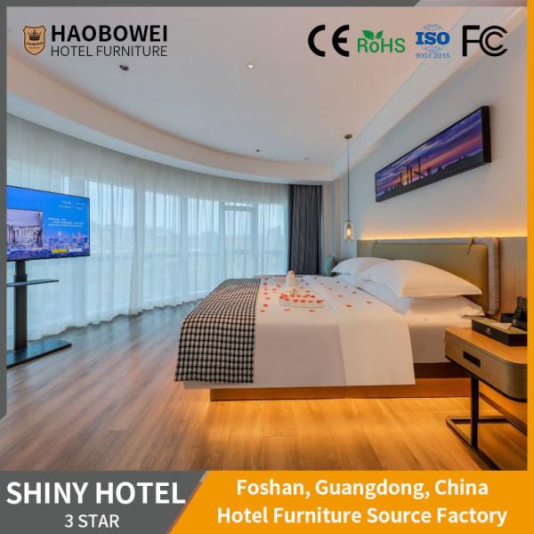 Buy cheap Three Star Hotel Furniture Foshan Luxury King Size Bedroom Headboard for Customization from wholesalers