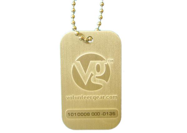 Promotional VG Dog Identification Tags, Brass Stamped Personalised Dog Tags,