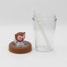 Buy cheap Plastic Tritan Silicone Straw Water Bottle Leak Proof Travel type from wholesalers