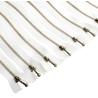 Buy cheap Stain Resistant Antique Gold Metal Purse Zippers Washable ISO9001 from wholesalers