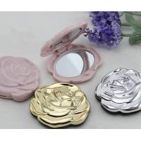 Buy cheap High quality rose design pocket compact mirror/cosmetic mirror/makeup mirror product
