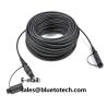 Buy cheap Outdoor Waterproof IP67 24Fiber MTP/MPO to LC Fiber Optic Patch Cord Optical Jumper from wholesalers