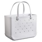Waterproof Beach Tote Bag, Washable Anti-tip Durable Beach Storage Basket