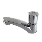Zinc Stylish Bathroom Single Cold Water Basin Taps In Chrome