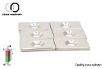 F7*9*25 Door Cabinet Magnets Durable Nickel Coating Finish Treatment