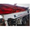 Buy cheap 56 Meter Max.Vertical Reach Red Used Heavy Equipment Boom Pump Putzmeister Pump Truck from wholesalers
