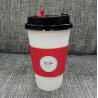 Buy cheap Hot Paper Cup Sleeve Coffee With Logo Flexo Offset Printing Various Colors from wholesalers