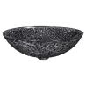 Buy cheap Transparent Black Crystal Glass Wash Basin Bowl Diecasting Bathroom Countertop Sinks from wholesalers