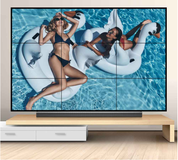 Indoor 200W 8ECAM 350cd/m2 SCCP Led Video Wall Screens