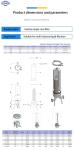 Max. Pressure 150 Psi-0.6mpa High Pressure Filter Housing for 50 GPM Flow Rate