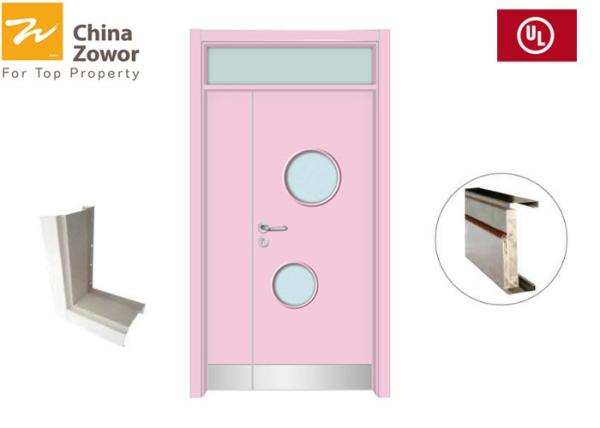 Buy cheap Single Swing Yellow Color Gal. Steel Insulated Fire Door/ 90 mins Fire Rating from wholesalers