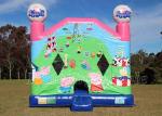 Outdoor Commercial PVC Inflatable Bouncer House Peppa Pig Jumping Bouncy Castle
