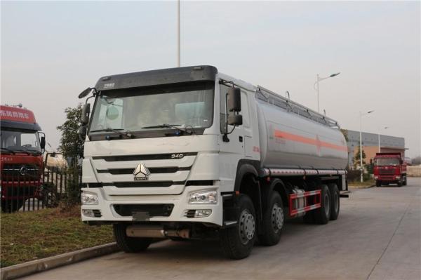 Buy cheap Sinotruk HOWO 8x4 Fuel Delivery Tanker For Liquid Gas Diesel Oil Transportation from wholesalers