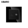 Buy cheap White Black Gray RJ45TV Dual Light Socket Accessories Tempered Glass Panel from wholesalers