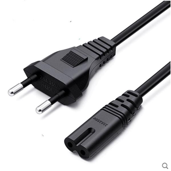Buy cheap Hot sale 10A/16A 2pin black 2 pin power cable 0.5m-10m copper power cord from wholesalers