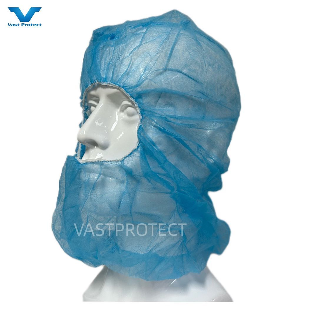 Protective Polypropylene Non-Woven Disposable PP Ninja Space Astronaut Balaclava Hood Head Cover