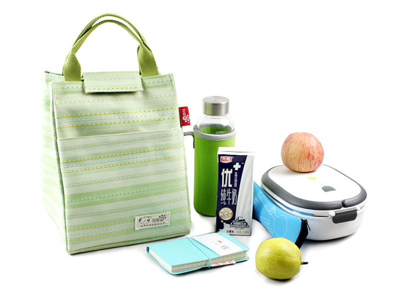Embroidery Foldable H25Cm Insulated Lunch Cooler Bags