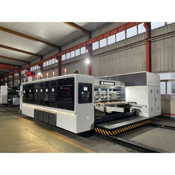 Buy cheap 60mm Carton Auto Feeder Printer Rotary Die Cutting Slotter Folder Gluer for Corrugated Box from wholesalers