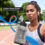 Gym Time Marked Water Bottle 40oz 68oz 128oz Direct Drinking