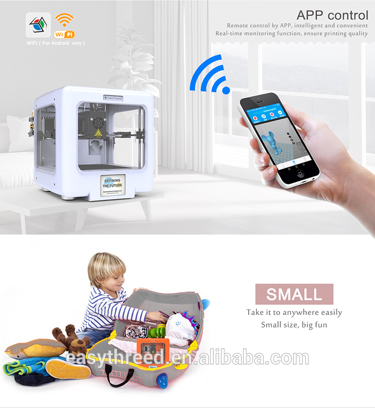Easythreed Cheap mini 3d printer for school education Mickey