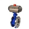 Buy cheap Stainless Steel Triple Eccentric Pneumatic Butterfly Valve High Performance from wholesalers