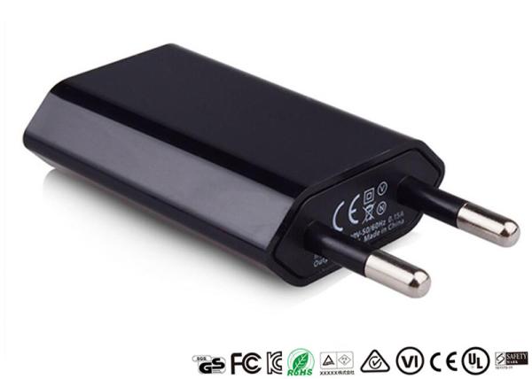 Buy cheap US EU Plug Single Port USB Charger 5V 500MA 600MA 1000MA CE FC UL Certificate from wholesalers