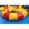 Buy cheap D shape water trampolin,half moon water trampolinme, jumper trampoline from wholesalers