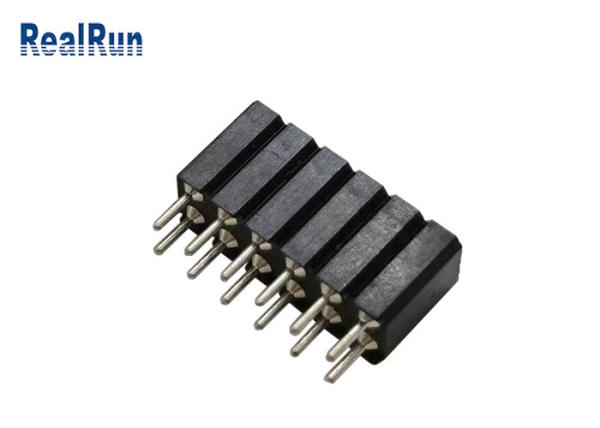 Buy cheap SGS 30P Round Pin Female Header 2.54mm Pitch Dip Tin Plated from wholesalers