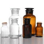 OEM Small Glass Reagent Bottles Apothecary Medicine Jars Bulk