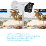C2240TD-10H POE Integrated Network Camera Digital Wide Dynamic and H.265 Video