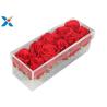 Buy cheap Rectangle Acrylic Flower Box 12 24 36 Holes Rose Flower Box With Lid Durable from wholesalers