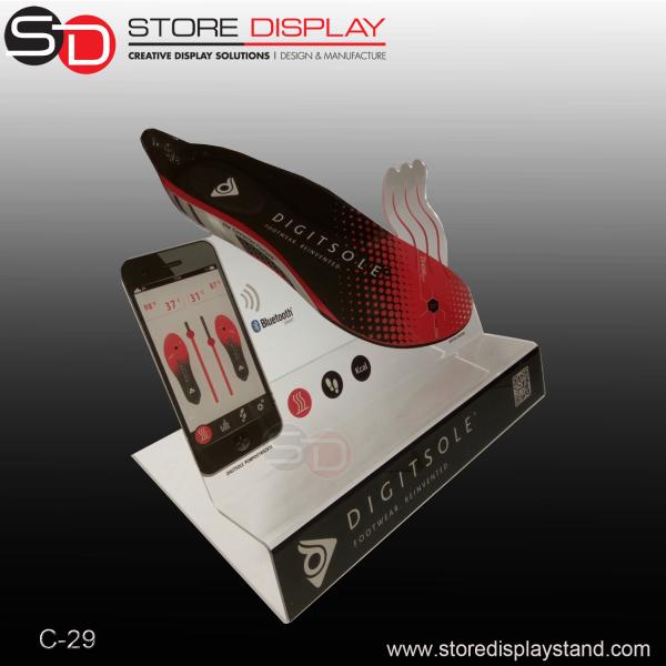 Buy cheap Colorful Acrylic counter top display for show shoes from wholesalers