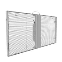 Buy cheap P3.9/7.8 Indoor High Transparency Indoor LED Media Facade Flexible LED Curtain product