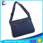 Multi Pockets Laptop Messenger Bags Canvas Sling Bag With A Tote Hand
