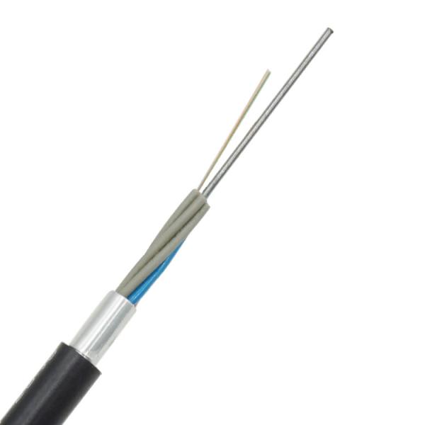 Buy cheap ISO G652 Steel Central Strength Member Outdoor Fiber Optic Cable from wholesalers