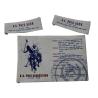 Buy cheap Washable Clothing Woven Labels printing on soft cotton tape Shrink-proof from wholesalers