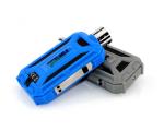 E-LVT Water Resistant IPX1 personal vapor device mod, Blue / grey / green color