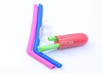 No Oxidation Straight Food Grade Silicone Straws Easy Use Dishwasher Safe
